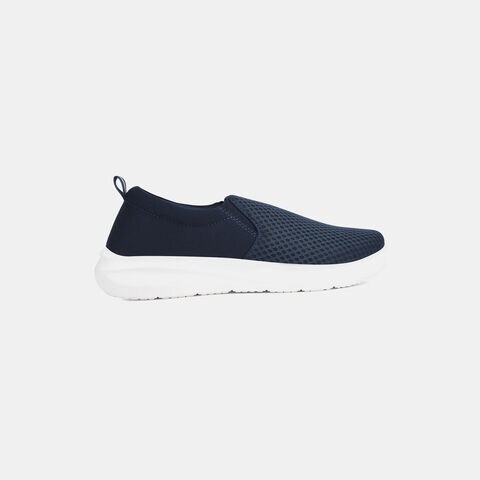 Bata Navy Casual Slip-On Shoes For Men